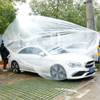 Universal Car Shield Cover PE Transparent Covers With Elastic Band Rain Dust Resistant Scratch-Proof Full Car Protective Shield CM World