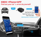2026 KONNWEI KW902 ELM327 V1.5 OBD2 Car Diagnostic Scanner Bluetooth Auto Scanner Mini ELM 327 KW902 Code Reader for Android/IOS
