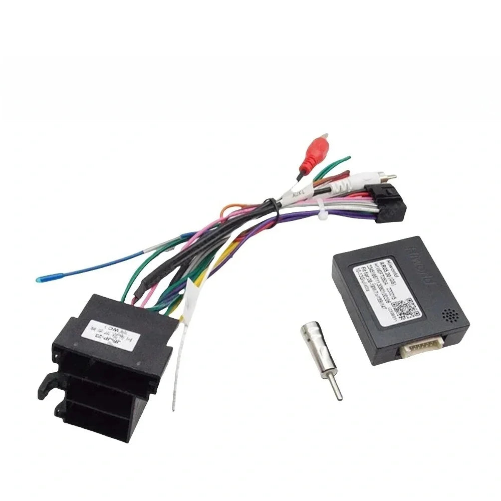 16 Pin Car Wiring Harness Adapter Canbus Box Decoder Android Radio Power Cable For Alfa Romeo Giulietta Mito 159 147