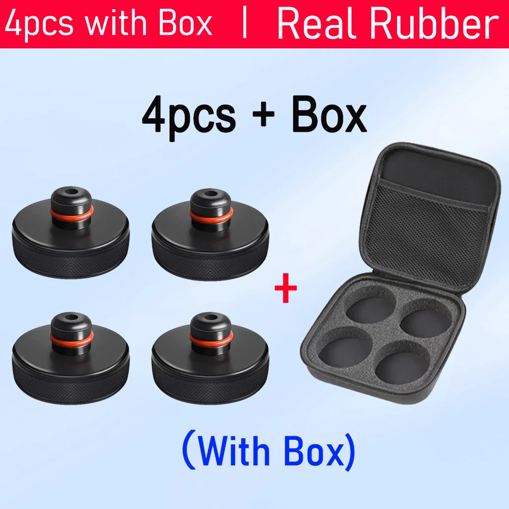 Lifting Jack Pads for Tesla Model 3/S/X/Y Upgrade Sturdy Rubber Lift Pucks Floor Adapters Protects Battery & Chassis Accessories