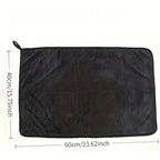 Dark gray car microfiber towel, oversized strong absorbent car wash cloth, high-efficiency cleaning wipe cloth CM World