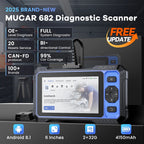 MUCAR 682 Auto OBD2 Scanner Lifetime Free Update Full System Clear Code Bidirectional Control 20 Reset CANFD Car Diagnostic Tool Car Mobile World