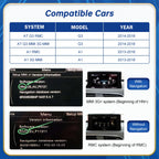 Road Top Wireless Android Auto For Audi Car A1 AT Q3 3G MMI RMC 2013-2018 Carplay Interface Mirror Link Air Play CM World