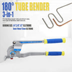 180 Degree Tube Bender 3-In-1 Small Multi-purpose Bender for Copper Pipe Aluminum Pipe Iron Pipe Stainless Steel Pipe CM World