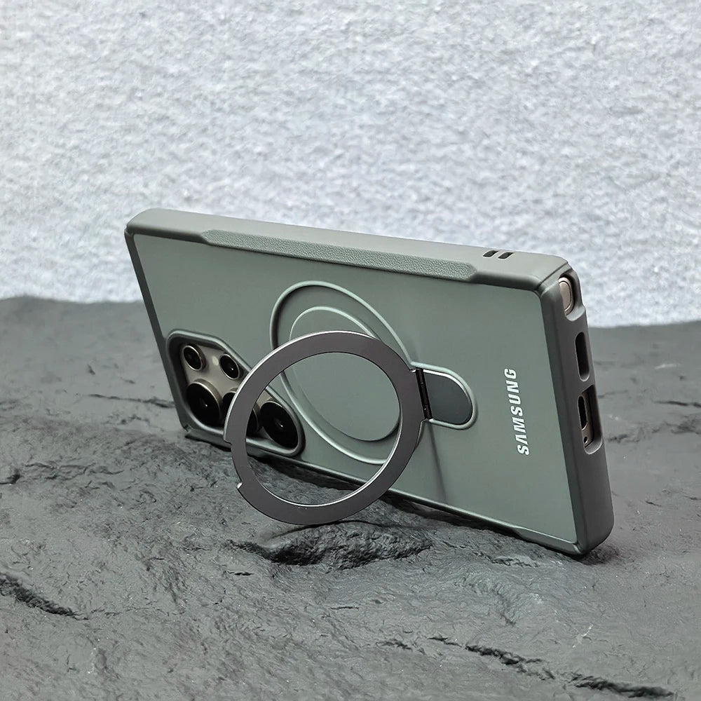Magnetic Ring Holder Case For Samsung Galaxy S26 S25 S24 S23 Ultra Plus Edge A 07 56 36 26 16 06 55 35 54 14 Stand Phone Cover