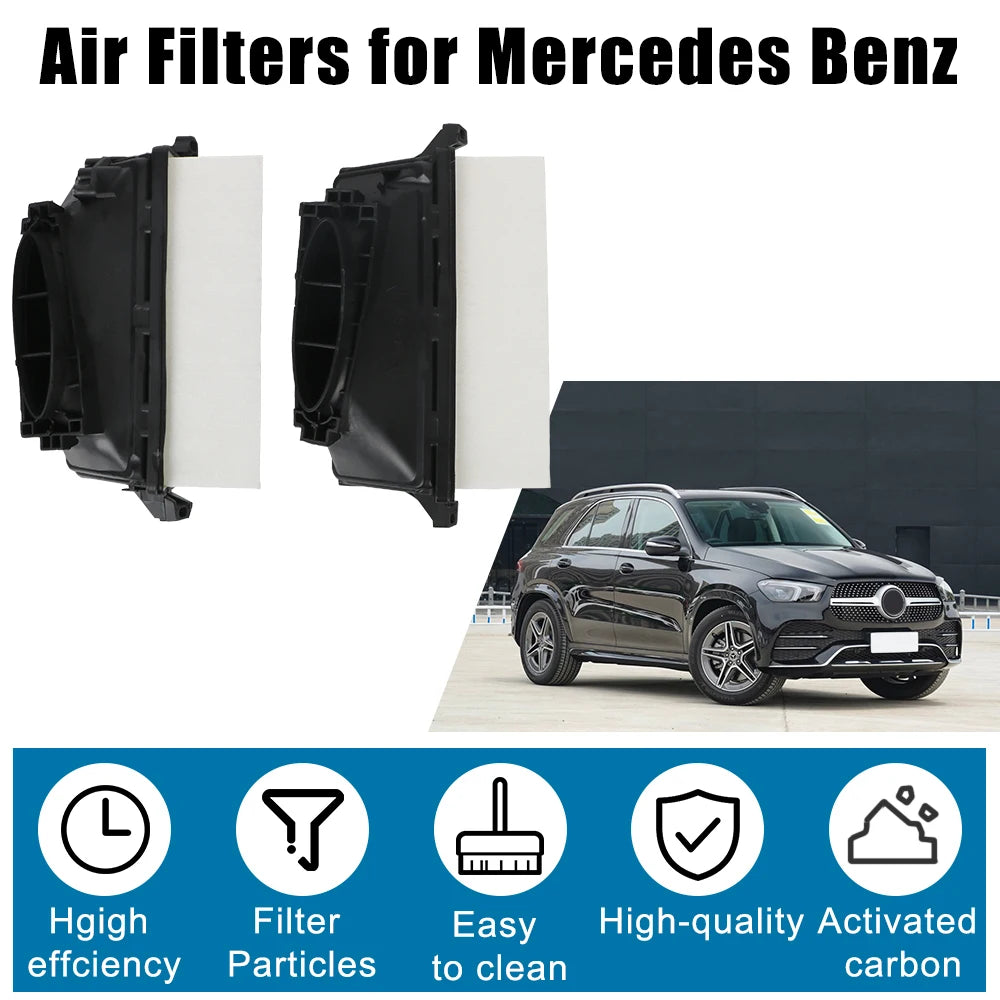 Car Air Filters For Mercedes Benz CLASS S GL ML GL350 ML350 S350 Gle W166 Gl X164 X166 W463 W164 Ml 350 2012-2016 CM World