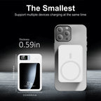 Wireless Power Bank 2-in-1 Magnetic 10000mAh Portable Charger Fast Charging 22.5W LED Power Display For Iphone Xiaomi Samsung Car Mobile World