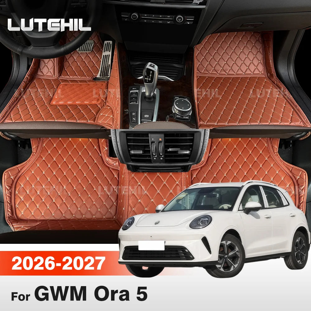 For GWM Ora 5 2026 2027 Car Floor Mats All Weather Carpet Cover Floor Liners Interior Protector Accessories