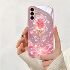 Lotus Flowers Glass Phone Case For Samsung S26 Ultra S25 S24 S23 Plus A57 5G A56 A55 A54 A53 A37 A36 A17 A26 A25 A24 Cases Cover