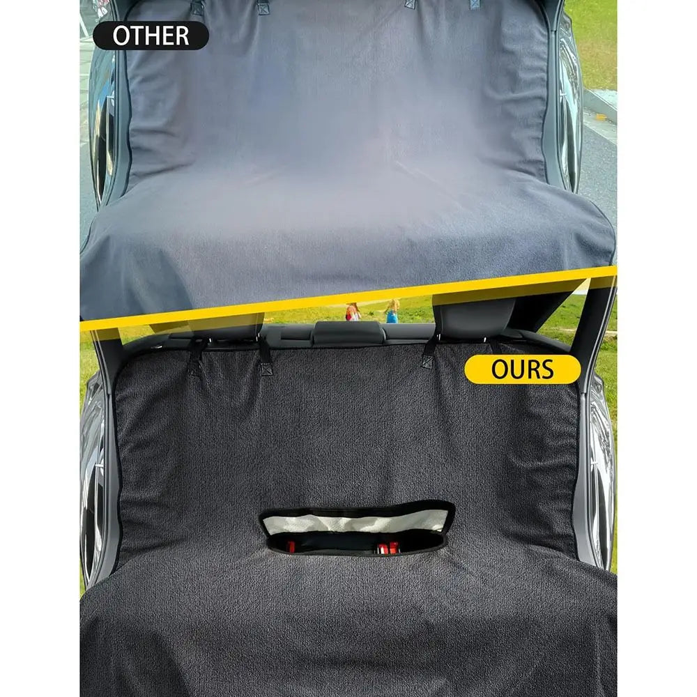 Waterproof Car Back Seat Cover Quick Dry Non-Slip Rear Bench Towel Seat Covers Sweat Absorbent Washable Dog Car Seat Cushion