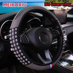 Car silicone massage beads, car without inner ring steering wheel cover, car decorative items, suitable for 14.5 - 15 inches. CM World