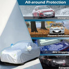 For BYD Song PLUS Oxford Cloth Full Car Cover Waterproof Dustproof UV Sun Snow Outdoor Protection