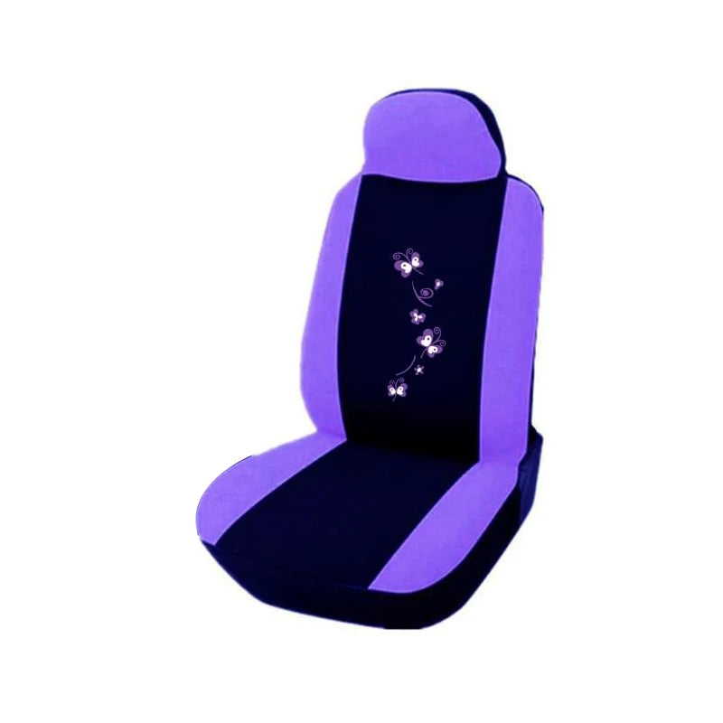 Universal Car Covers Car Seat Protect for Men Women Car Seat Covers Butterfly Embroidery Fit Most Car Seats Styling