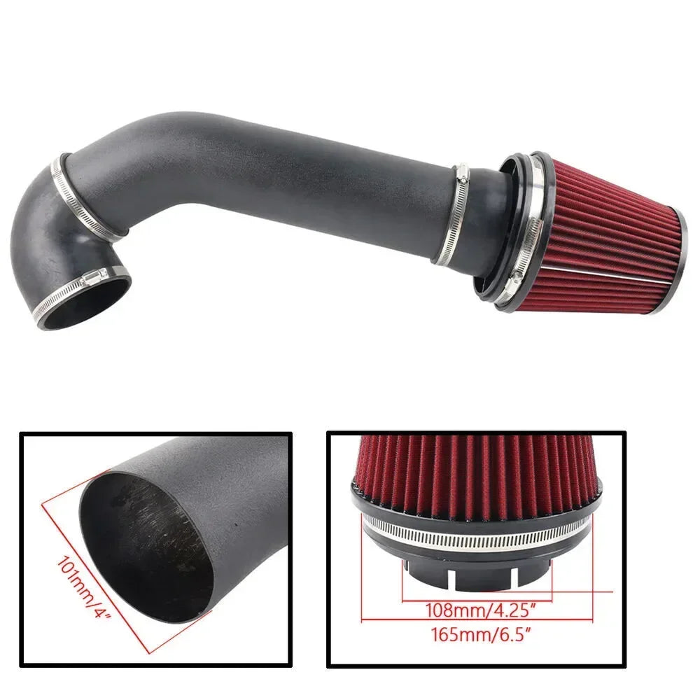 Cold Air Intake Kit LS Swap 4" For Chevrolet Silverado Corvette Cadillac LSX LS1 LS2 LQ4 LQ9 Engine Parts