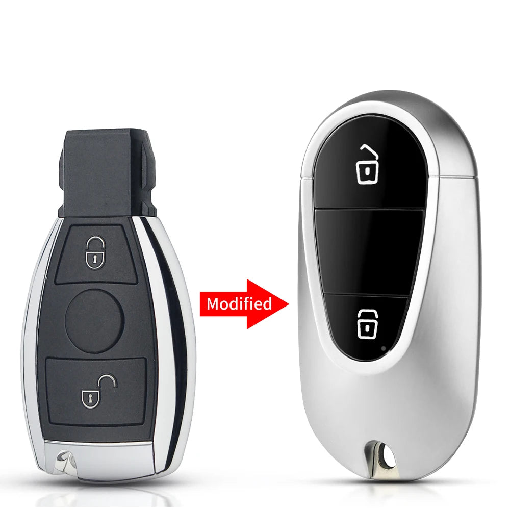 KEYYOU For Mercedes Benz A B S E Class Auto Remote Car Key Support NEC And BGA 2000+ Year Modified Car Key Shell Fob CM World