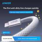 ANKER 140W Data Cable Typec Charging Cable Double Headed PD3.1 Suitable for Apple 17 Huawei MacBook
