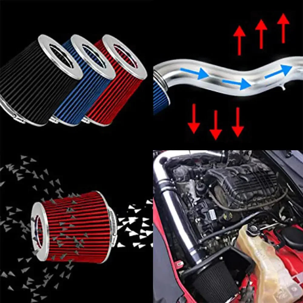 High-Flow 3 Inch Cold Air Intake System with Filter – For 2003-2006 Infiniti FX35/G35, Nissan 350Z 3.5L V6
