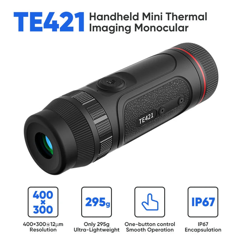 Guide 228g Super Light Handheld Thermal Night Vision Monocular TE421 Outdoor Hunting Monocular CM World