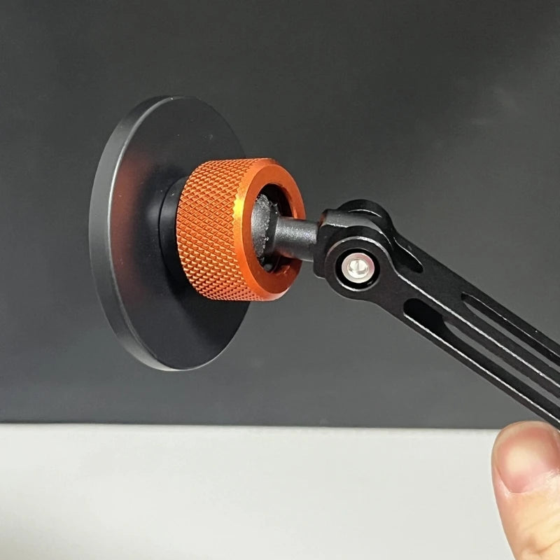 Aluminum mixture 17mm Threaded Nut And ABS Thread Base For Rotating Vehicle Phone Mounts Holder And Charging Stands