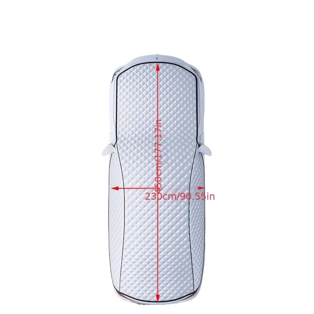 All-Season SUV Truck Cover – Heavy Duty Oxford, Snow/Hail/Rain/Dust Proof, Windproof Outdoor Storage Guard.