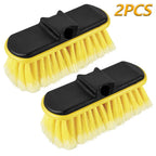2Pcs Car Wash Brush Head Practical Exterior Automotive Cleaning Brush Head with Soft Bristle RV Window Cleaning Tool Accessories