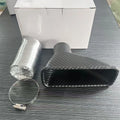 1 Set Universal Car Front Bumper Admission Air Turbo Air Intake Pipe Kit ABS Turbine Inlet Kit Pipe Air Funnel CM World