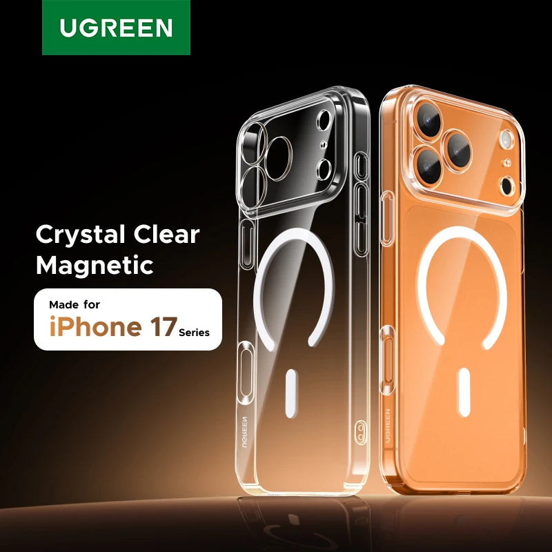 UGREEN Magnetic Case for iPhone 17 Pro Cases Shockproof Cover for iPhone 17 16 15 14 Pro Air 17pro max for Magsafe Macsafe Case Car Mobile World
