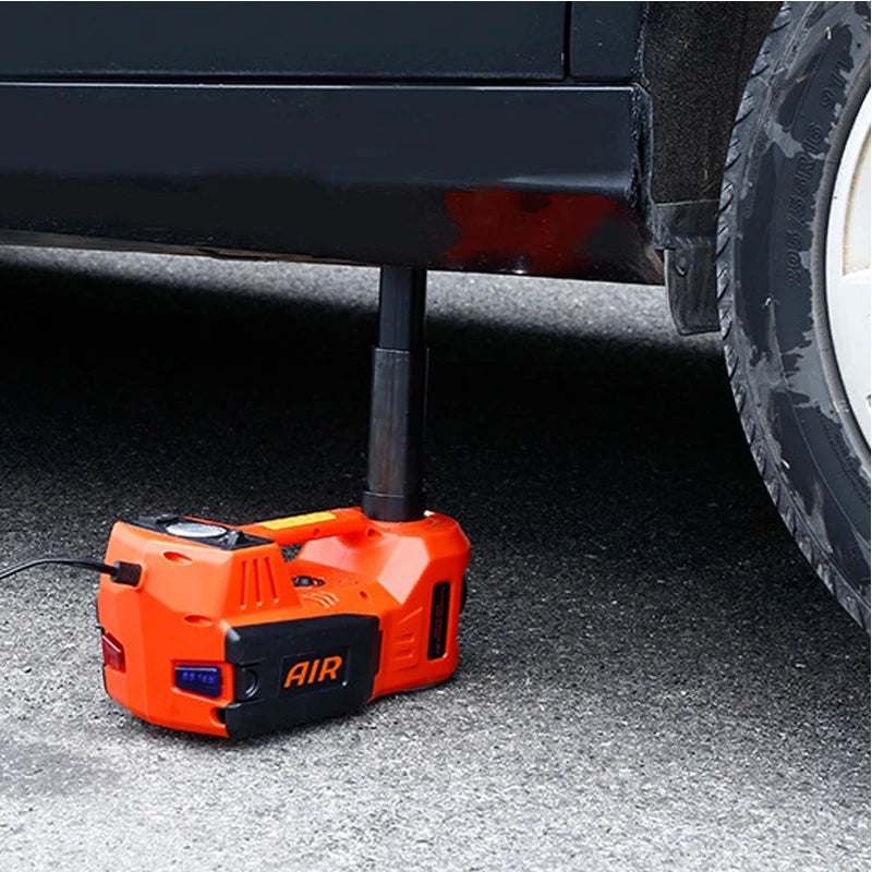 DC12V Car Electric Jack Electric Wrench Car Tire Changing Tool 5T Car Lift 15-450mm Lifting Height Portable Auto Repair Tool CM World