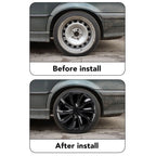 4 Pcs 16 Inch Hubcaps Anti Scratch Protection Stylish Look Universal Fit R16 Wheel Rim Cover for Most Cars Truck SUV CM World