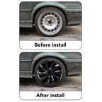 4 Pcs 16 Inch Hubcaps Anti Scratch Protection Stylish Look Universal Fit R16 Wheel Rim Cover for Most Cars Truck SUV