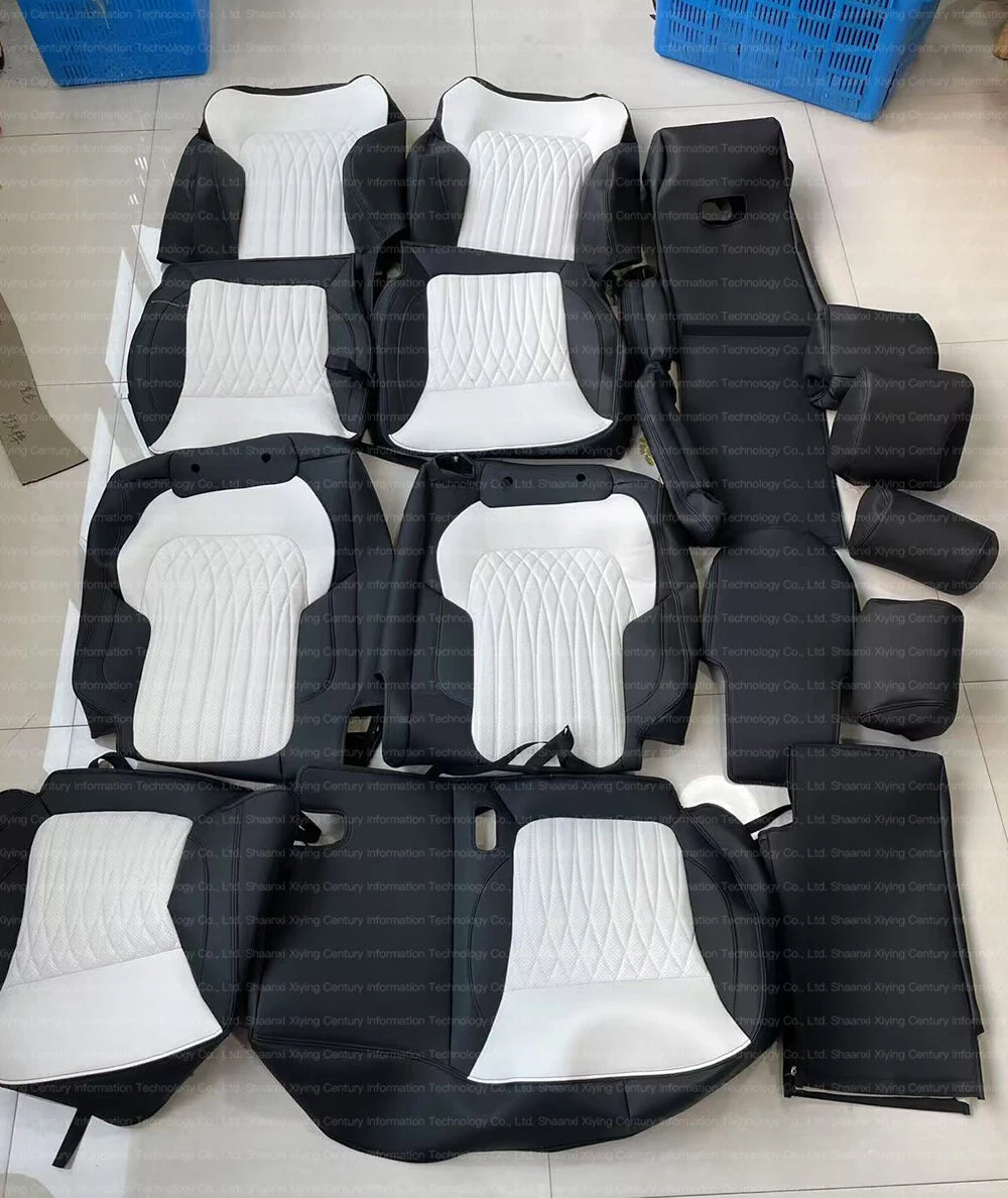 Custom Fit Car Seat Cover Full Set Specific For Land Rover Range Rover Velar Evoque Sport Discovery 3 4 5 Defender Seat Cover CM World