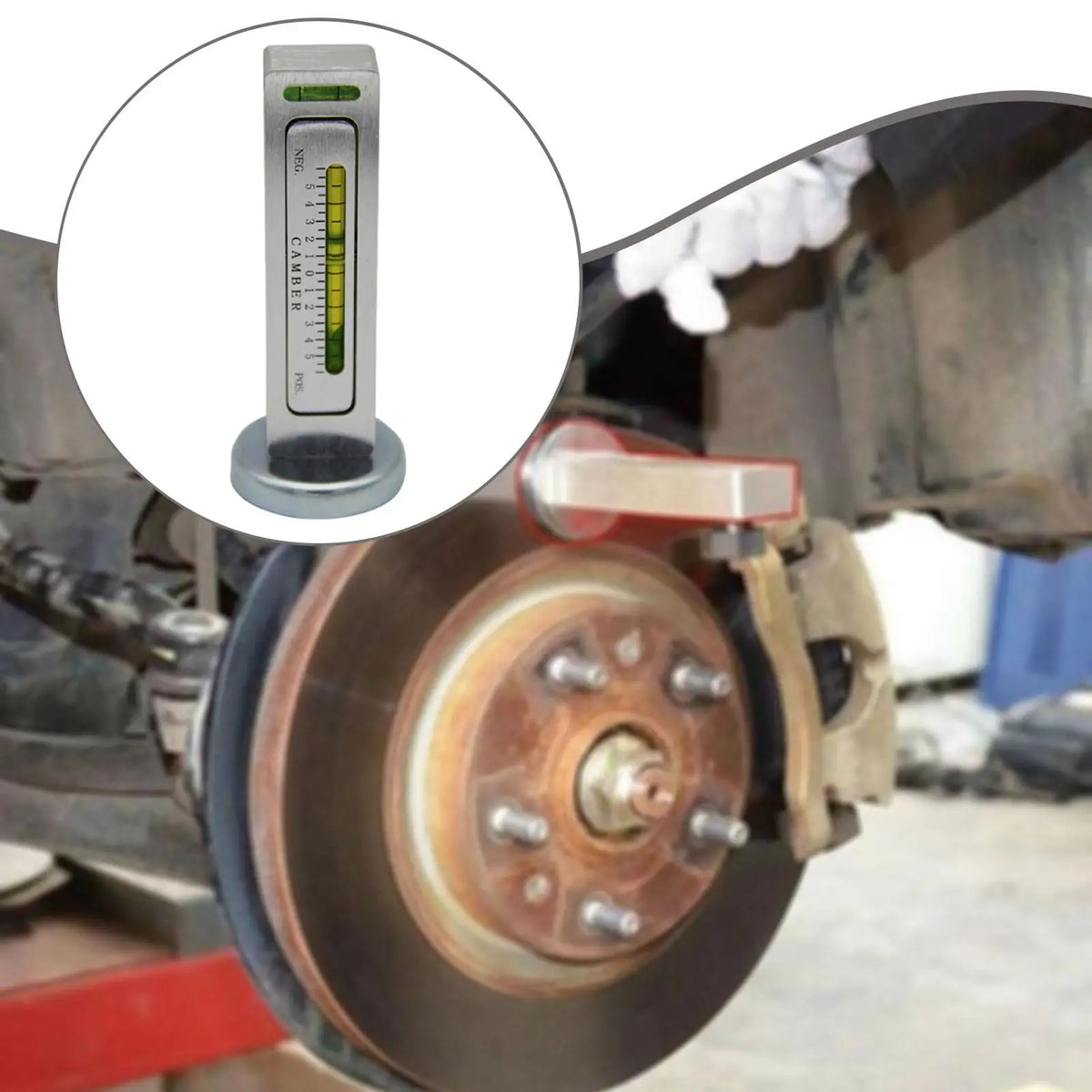 Camber Castor Alignment Accurate Level Tool Set for Car Truck RV Tire Repair and Workshop Use