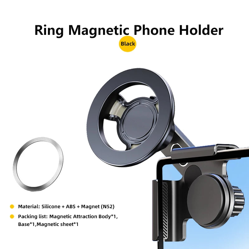 TEEQ For Tesla Model Y Junipe 2025 Model 3 HIGHLAND 2024 Cybertruck BYD Seal Car Phone Mount Holder 15W Magnetic Wireless Charge CM World