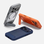 Invisible Folding Stand for Magsafe Magnetic Case For iPhone 17 Pro Max 17Pro Air Matte Skin Feel Wireless Charging Hard Cover Car Mobile World