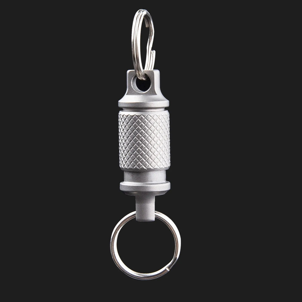 Super Light TC4 Titanium Men Alloy Keychain High Quality Quick Release Mini CAR Key Chain Convenient Detachable Key Ring CM World