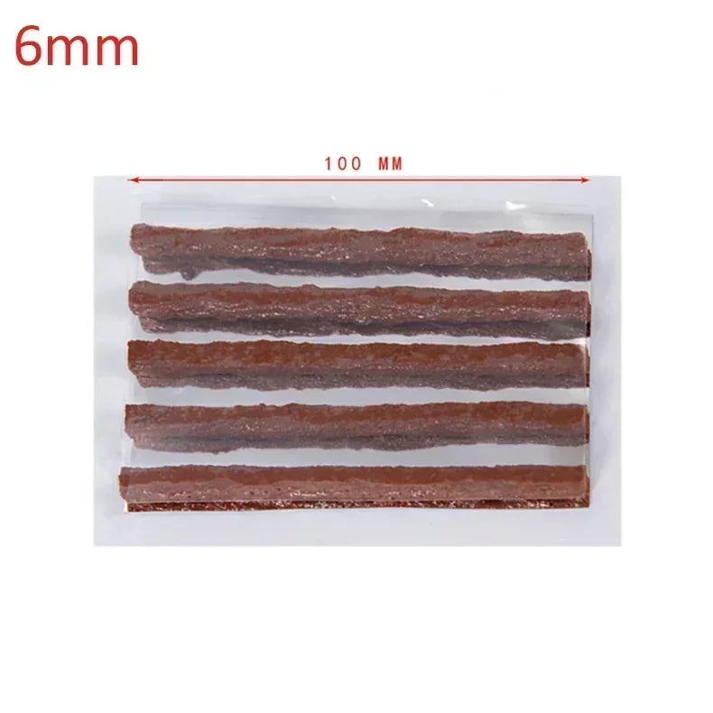 Car Tire Repair Tool Tire Repair Kit Studding Tool Set Auto Bike Tubeless Tire Tyre Puncture Plug Garage Tools with Rubber Strip