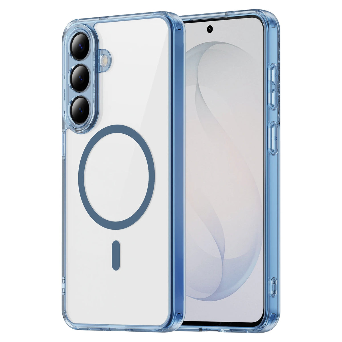 For Magsafe Magnetic Wireless Charging Phone Case For Samsung Galaxy S26 FE S26FE 5G Shockproof Clear Back Cover Coque