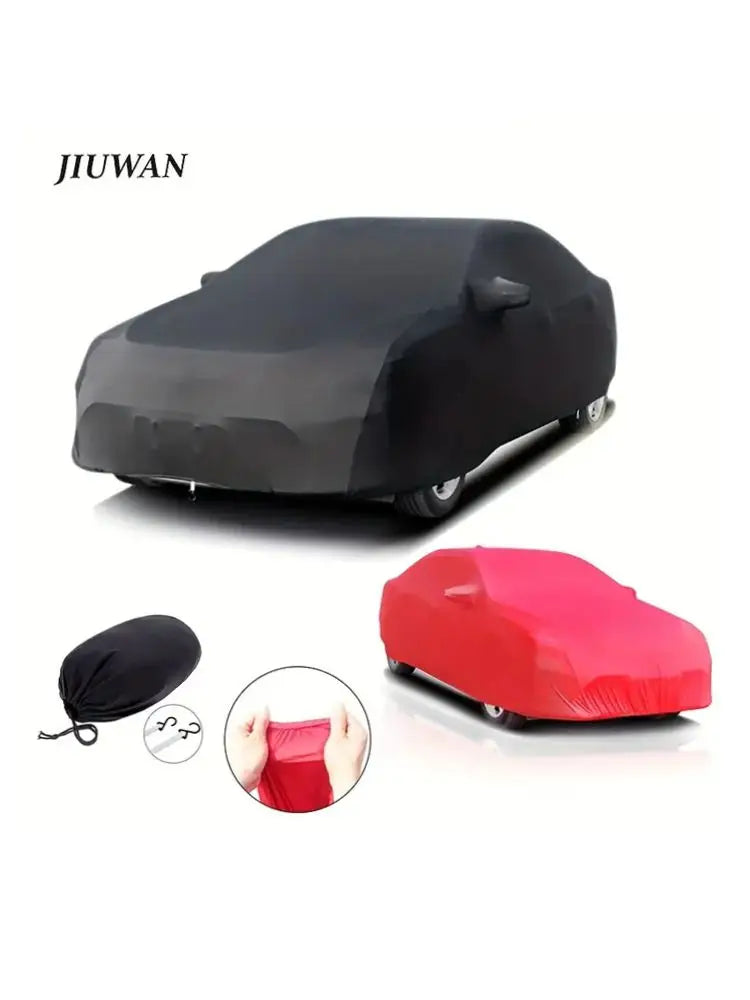 Universal Stretch Car Cover Sunproof Windproof Dustproof Scratch Resistant UV Protection for Sports Car Sedan SUV Beauty Styling CM World