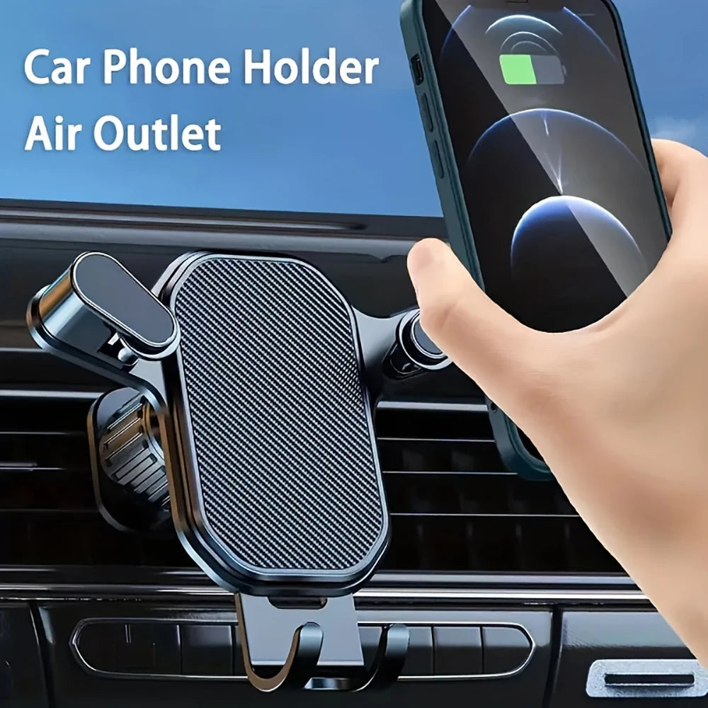 Car Phone Holder Air Vent Clip Mount Mobile Cell Stand Smartphone GPS  for iPhone Samsung Xiaomi For 4.7-6.7 Inch Mobile Devices