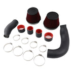 Dual 3'' Dry Filter +Pipe Cold Air Intake Kit for C7 Audi S6 S7 RS6 RS7 2012-2018 4.0T V8 Engine
