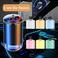 Smart Car Air Freshener Rechargeable Aroma Diffuser 5 Levels of Adjustable Intelligent  Diffuser Pickup Light Starry Sky Summit CM World