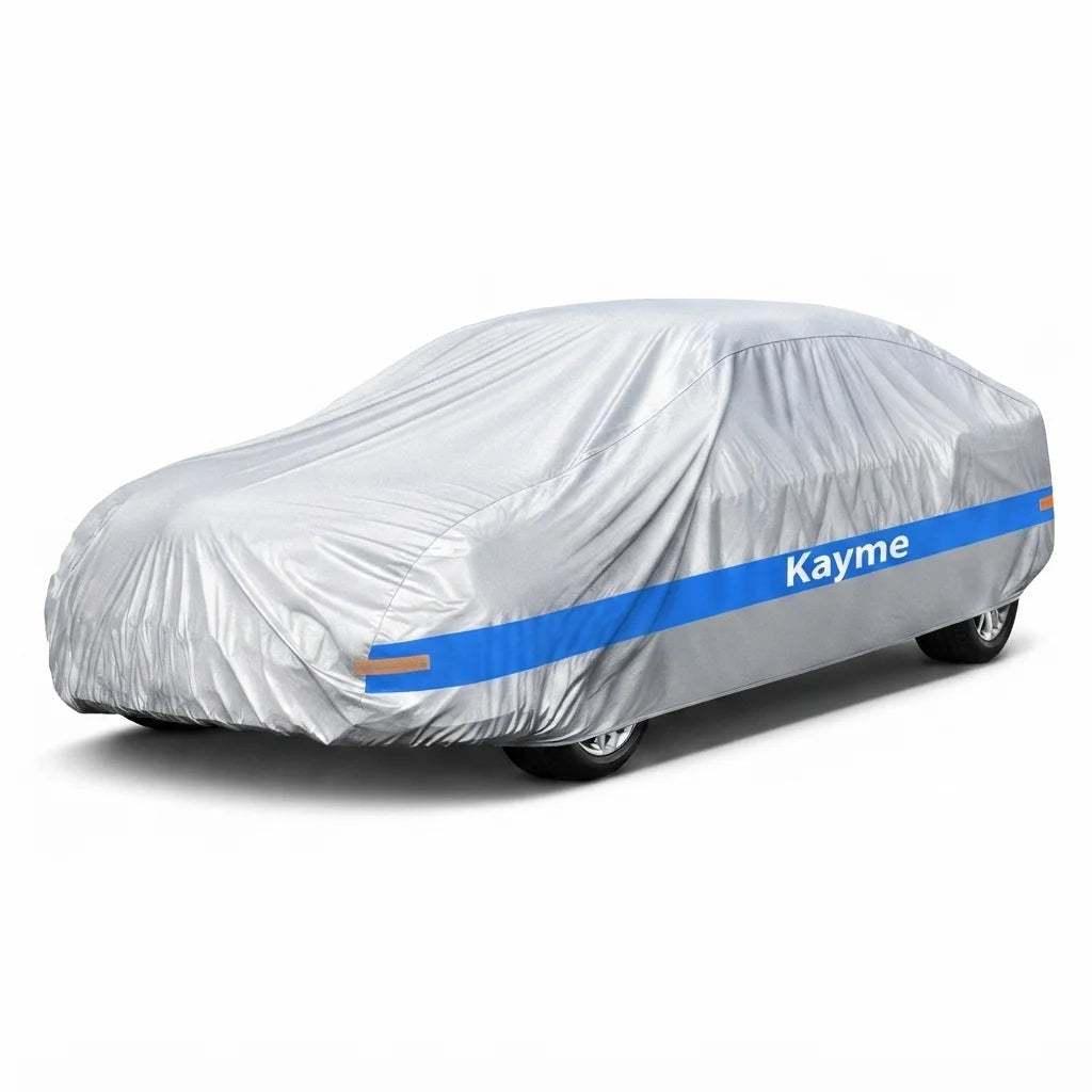 Universal Thickened Waterproof Car Cover Outdoor All Weather Rain Snow UV Dust Protection Covers Fit For Hatchback Sedan SUV Car Mobile World