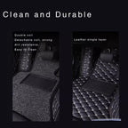 Custom Car Floor Mats Anti-slip Wear Microfiber Leather For Citroen C2 Auto Carpets Foot Coche Accessories