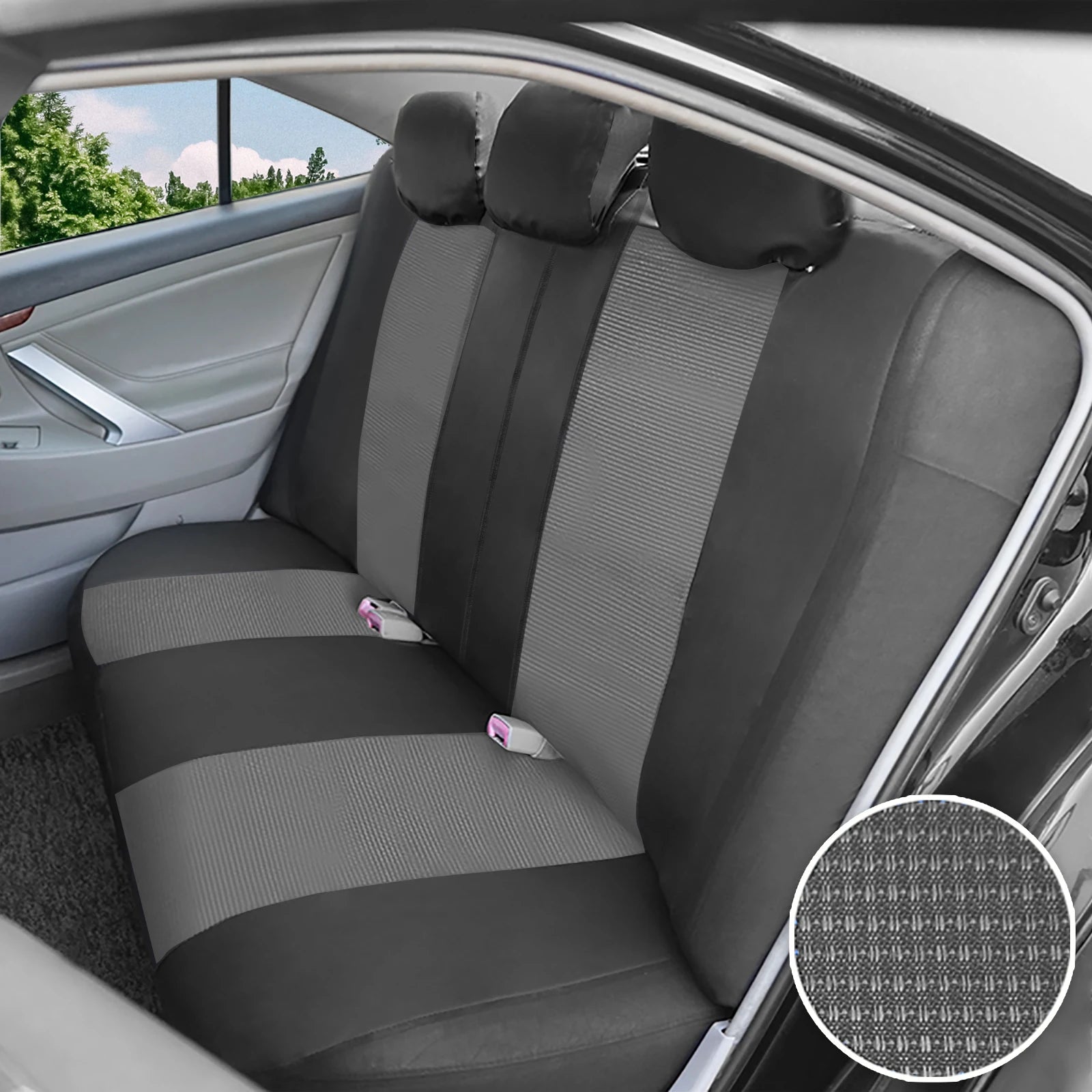 AUTOKING High Back Car Seat Covers Leather Seat Covers Universal Size Fit For Most Car SUV Truck Vans Accessories Interior CM World