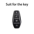 TPU Remote Key Case for BYD Song Plus Atto 3 Han EV Tang DM Qin Seal Dolphin Smart Auto Car Key Case Cover Keychain Accessories