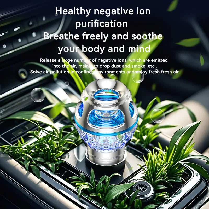 1pcs Car Air Humidifier Mini Steam Air Purifier Aroma Diffuser Essential Oil Aromatherapy Diffuser Mist Maker Sprayer For Car Car Mobile World