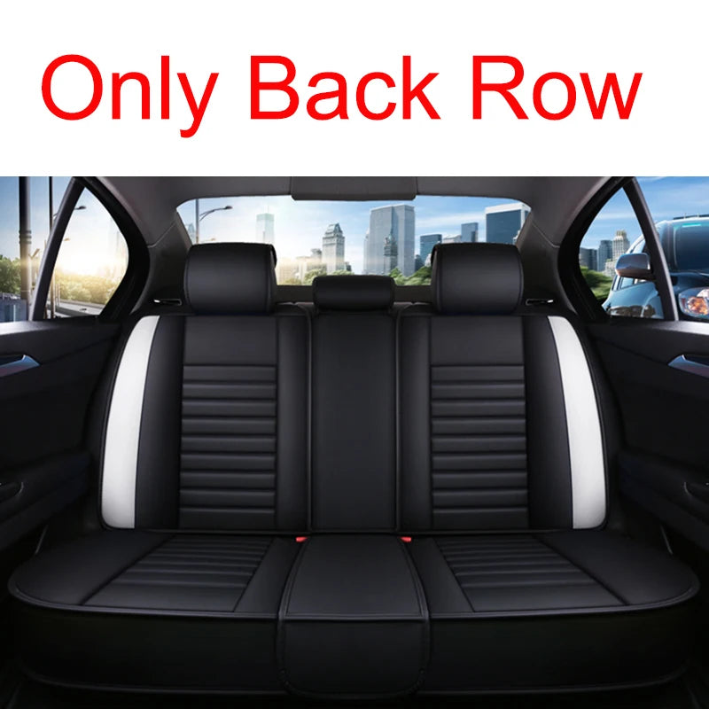 Full Coverage Universal Style Pu Leather Car Seat Covers for VW Passat B6 B7 B8 Seat Arona LEON Skoda Superb 3 2 Car Accessories CM World