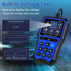 OBD2 Scanner Diagnostic Tool, Check Engine Light Car Code Reader with Reset, Battery Tester, Live Data, Freeze Frame,I/M Car Mobile World