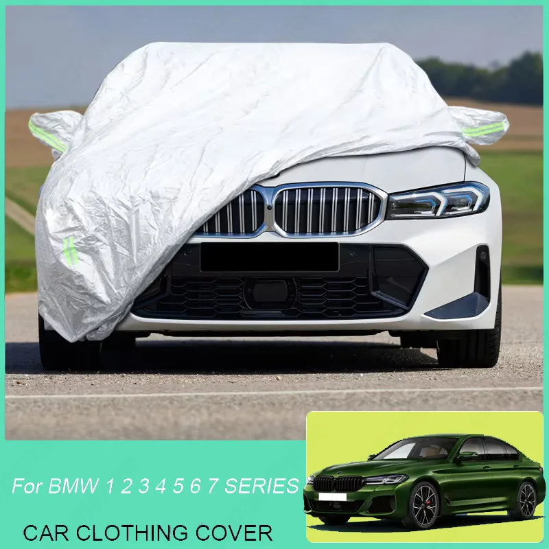 Car Cover Rain Snow Dust Waterproof For BMW 1 2 3 4 5 6 7 Series Hatchback F40 F44 Coupe Touring G20 G21 G22 G30 G31 G32 GT G11