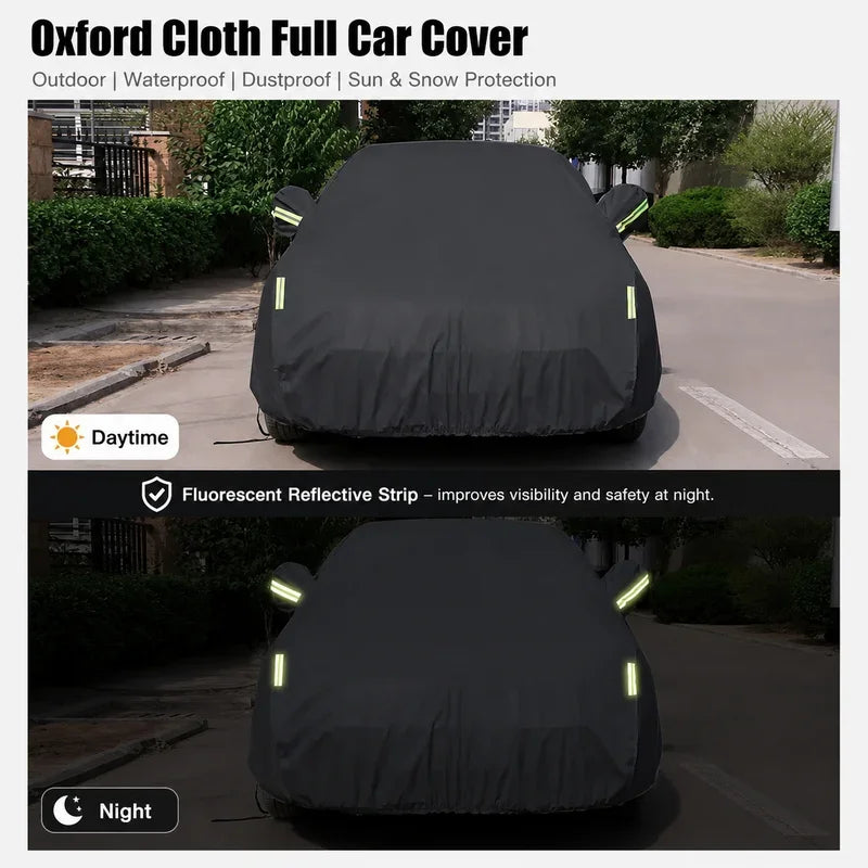Oxford Cloth Full Car Cover For SKODA Superb Outdoor Sun UV Rain Snow Dust Waterproof Vehicle Protection Accessories